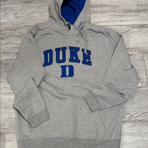 Colosseum Duke Blue Devils Gray and Blue Men's Hoodie NWT